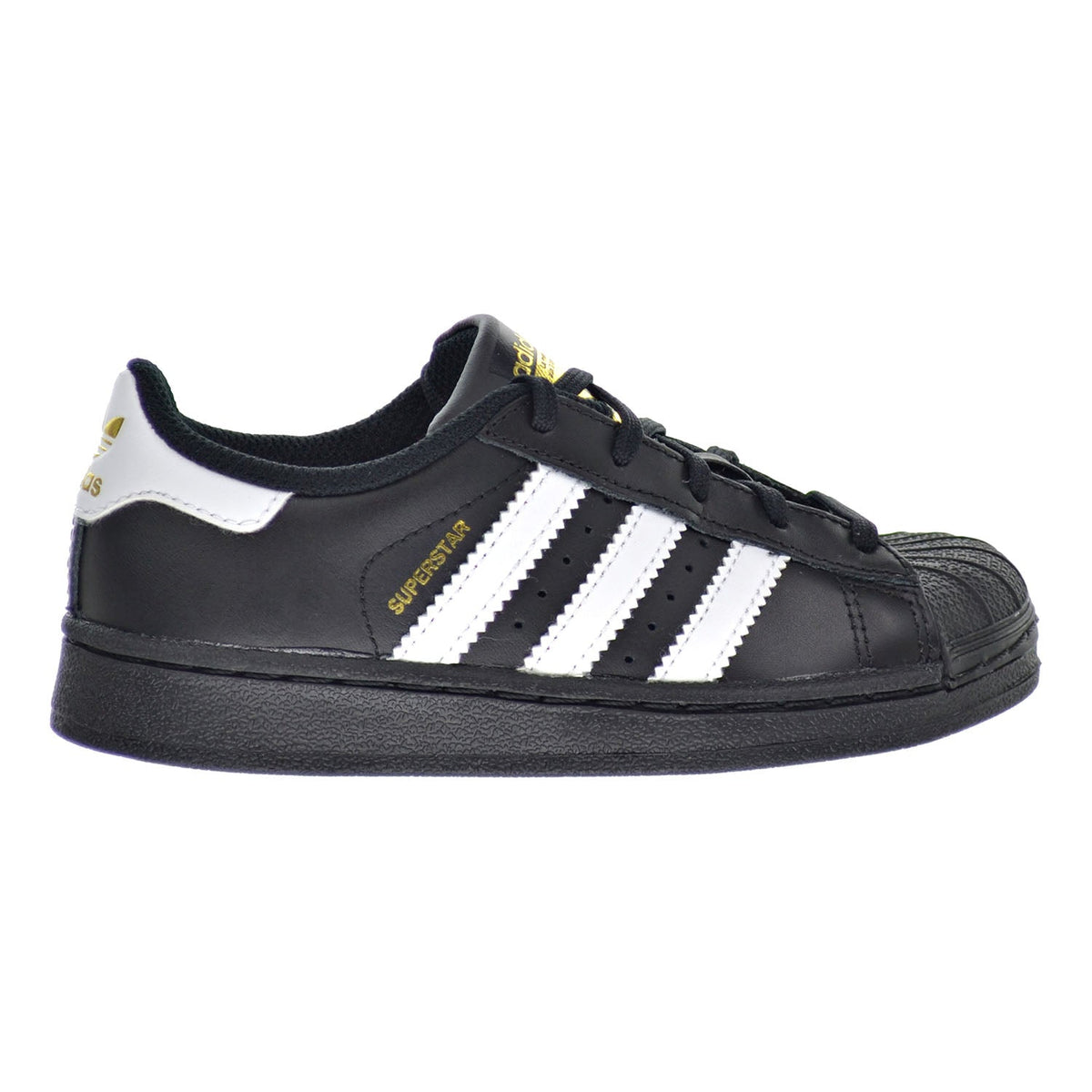 Adidas Superstar Foundation C Little Kid's Shoes Core Black/White/Blac –  Sports Plaza NY