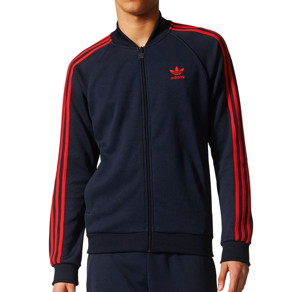 adidas Originals Men's Superstar Track Jacket, Size: Small, Blue