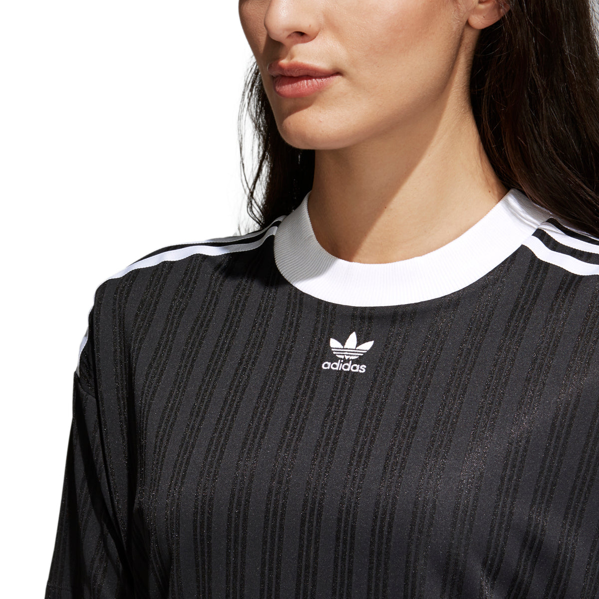 adidas black and white dress adidas Adicolor Classics 3-Stripes Maxi Dress main image 0