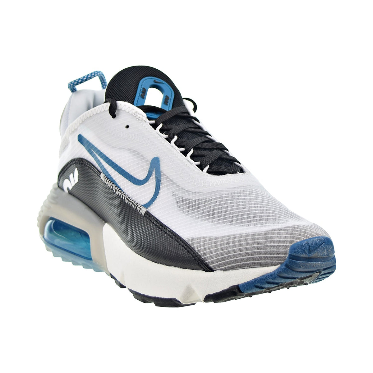 nike air max 2090 sneakers in white and black