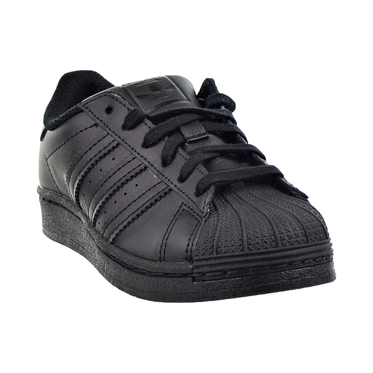 adidas Superstar Core Black Preschool Kids' Shoes, Size: 12.5