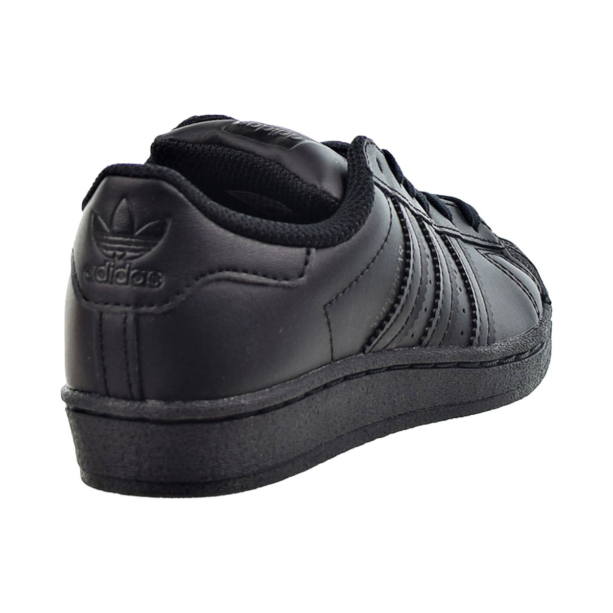 adidas Superstar Core Black Preschool Kids' Shoes, Size: 12.5