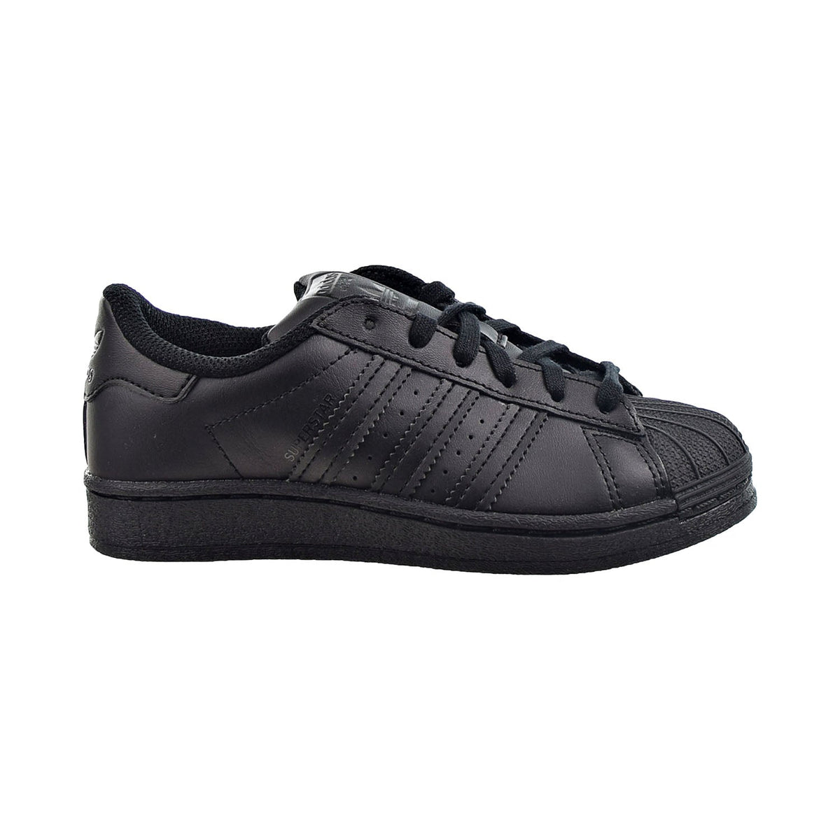adidas Superstar Core Black Preschool Kids' Shoes, Size: 12.5