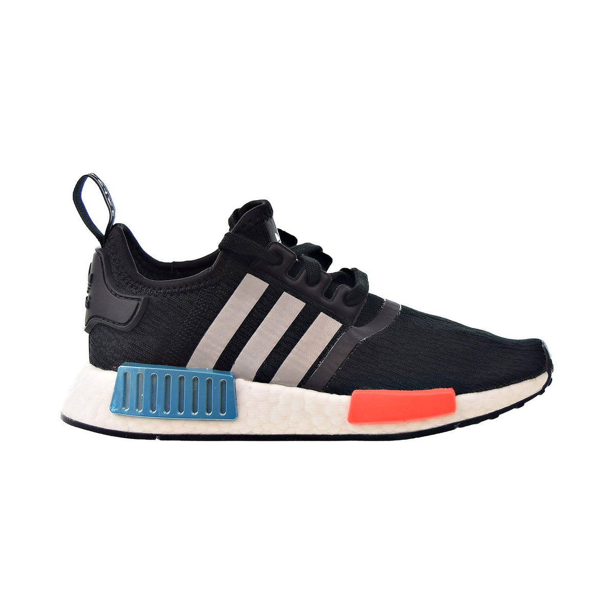 adidas gazelle silver green womens Adidas NMD_R1 Men's-Big Kids' Shoes Black-Blue-White – Sports Plaza NY main image 1