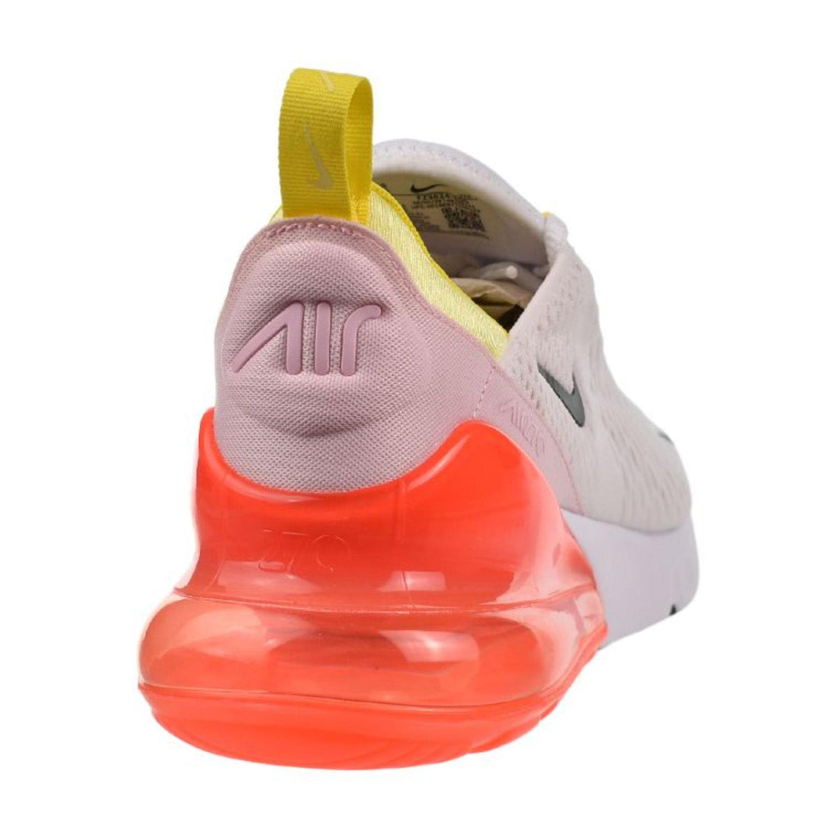 nike air max white pink and orange