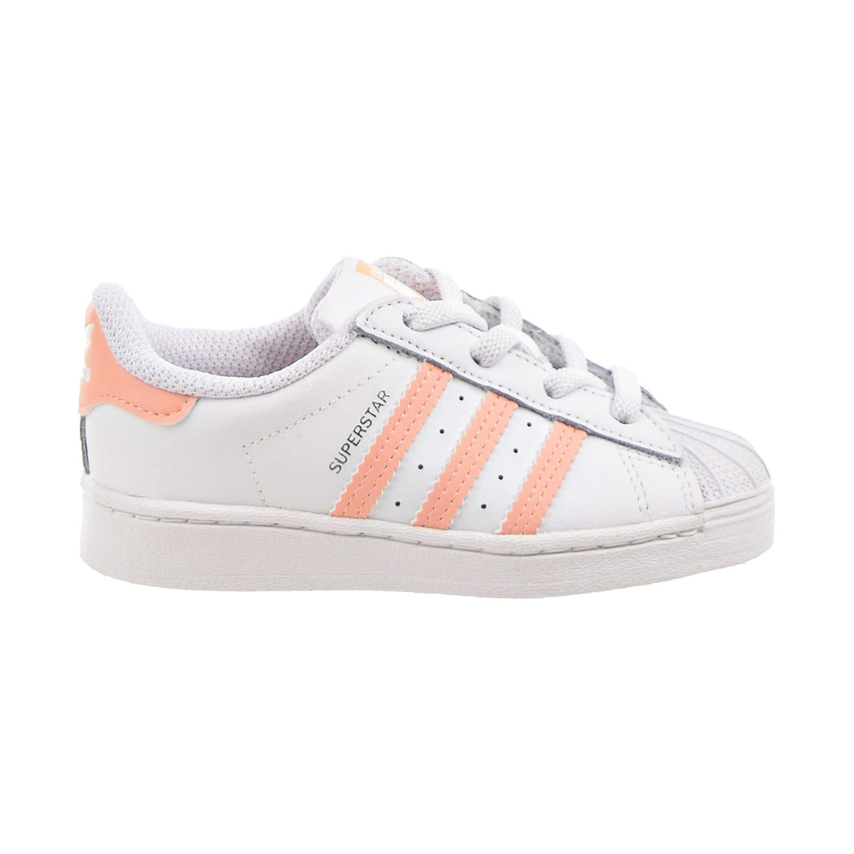 Adidas Superstar EL I Toddlers' Shoes Footwear White-Haze Coral-Footwe –  Sports Plaza NY