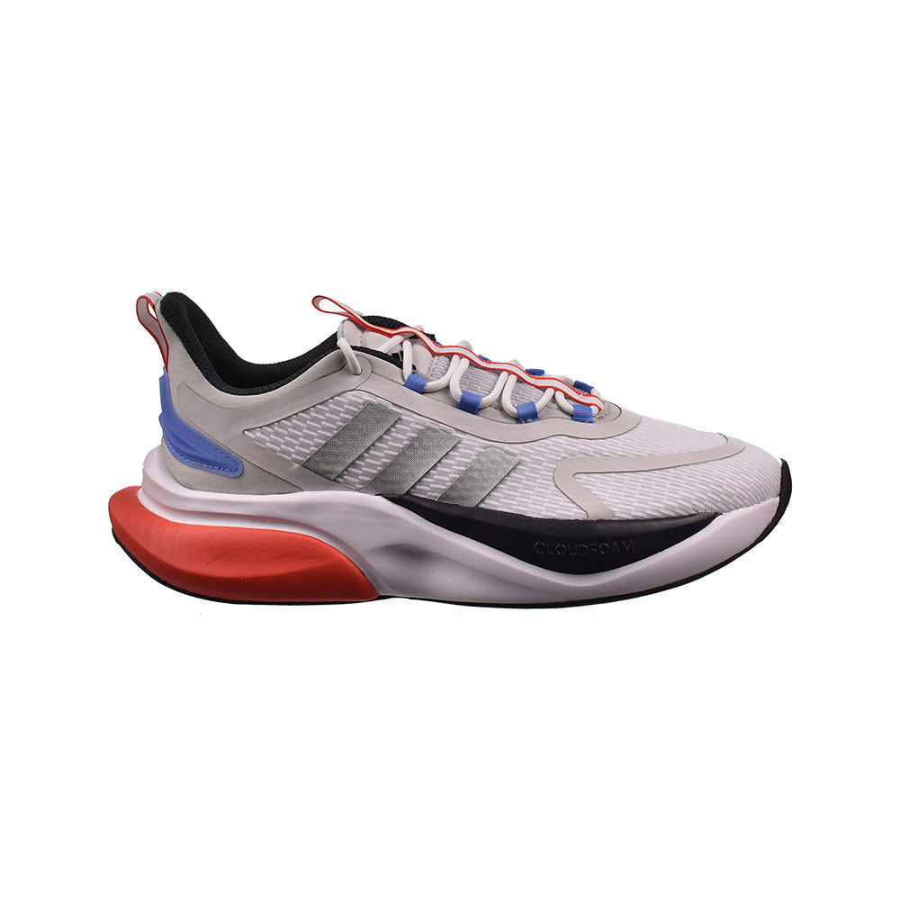 Adidas Alphabounce+ Bounce Men's Shoes Cloud White-Silver Metallic  Sports  Plaza NY