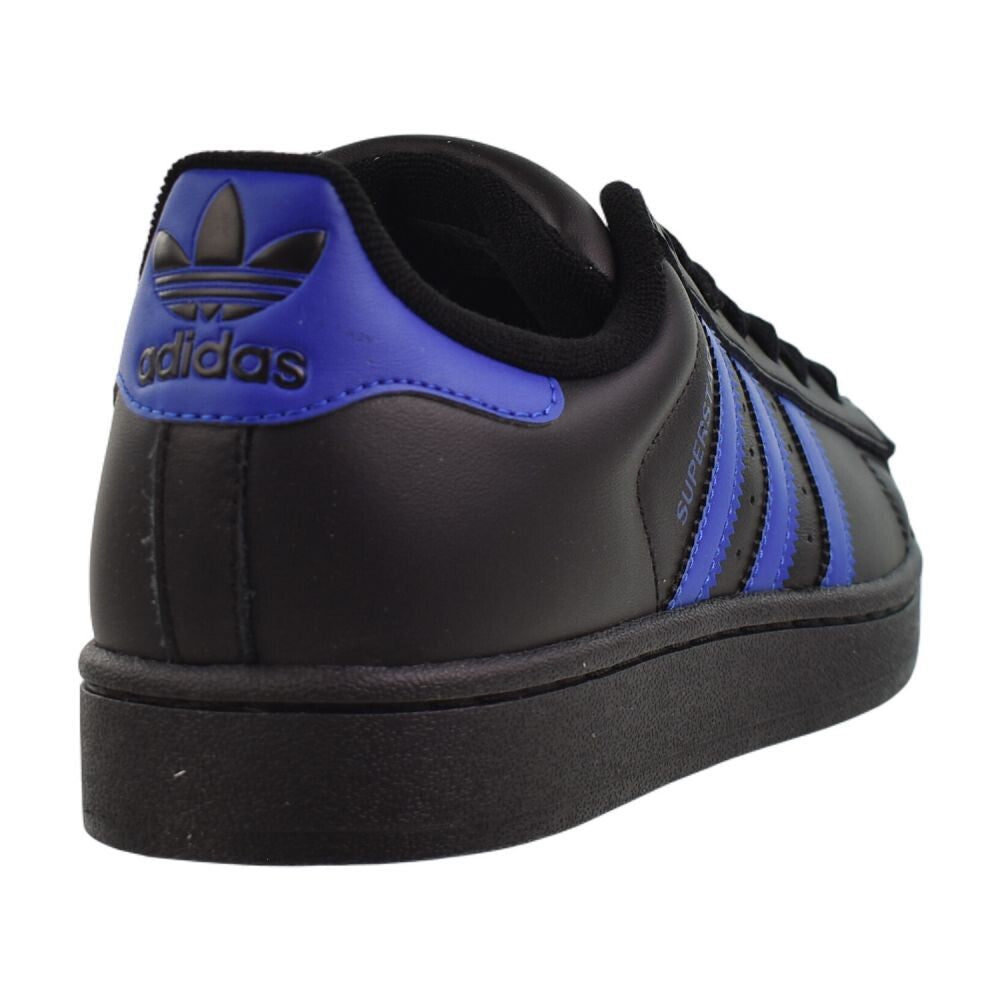Men's adidas Superstar II Shoes - Black/Blue 10.5 Men's adidas Superstar II Shoes - Black/Blue 10.5