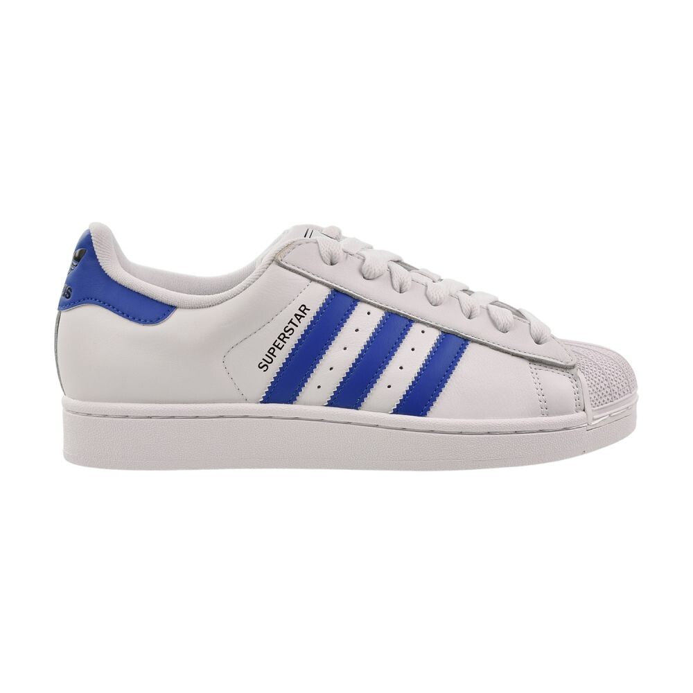 adidas Men's Superstar II Shoes, Size 10, White/Blue/Black adidas Men's Superstar II Shoes, Size 10, White/Blue/Black
