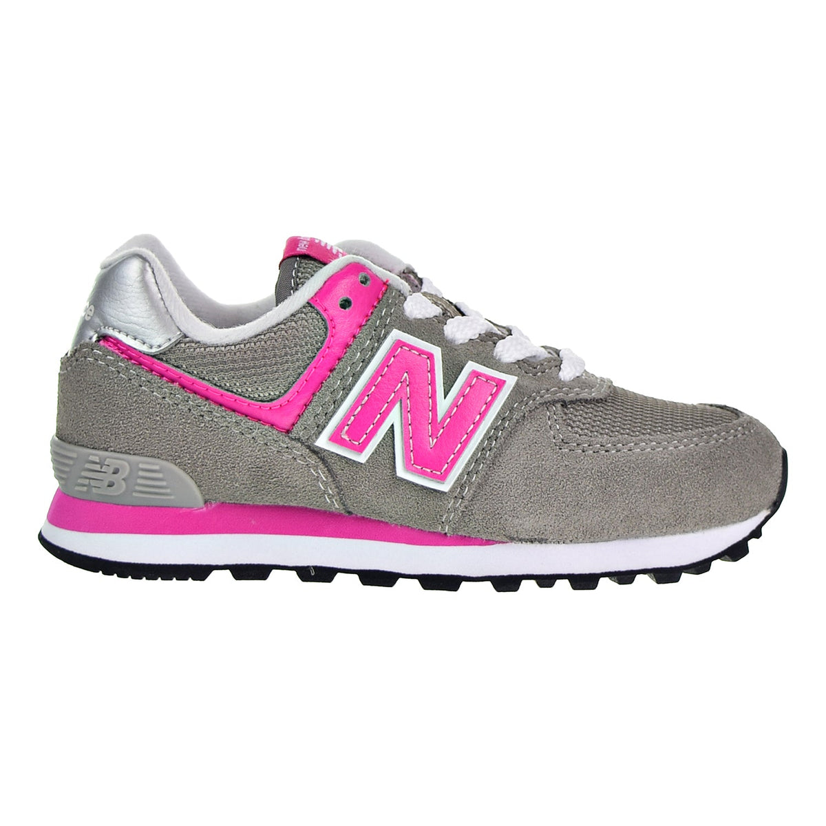 New Balance 574 Little Kid's Shoes Pink/Grey – Sports Plaza NY