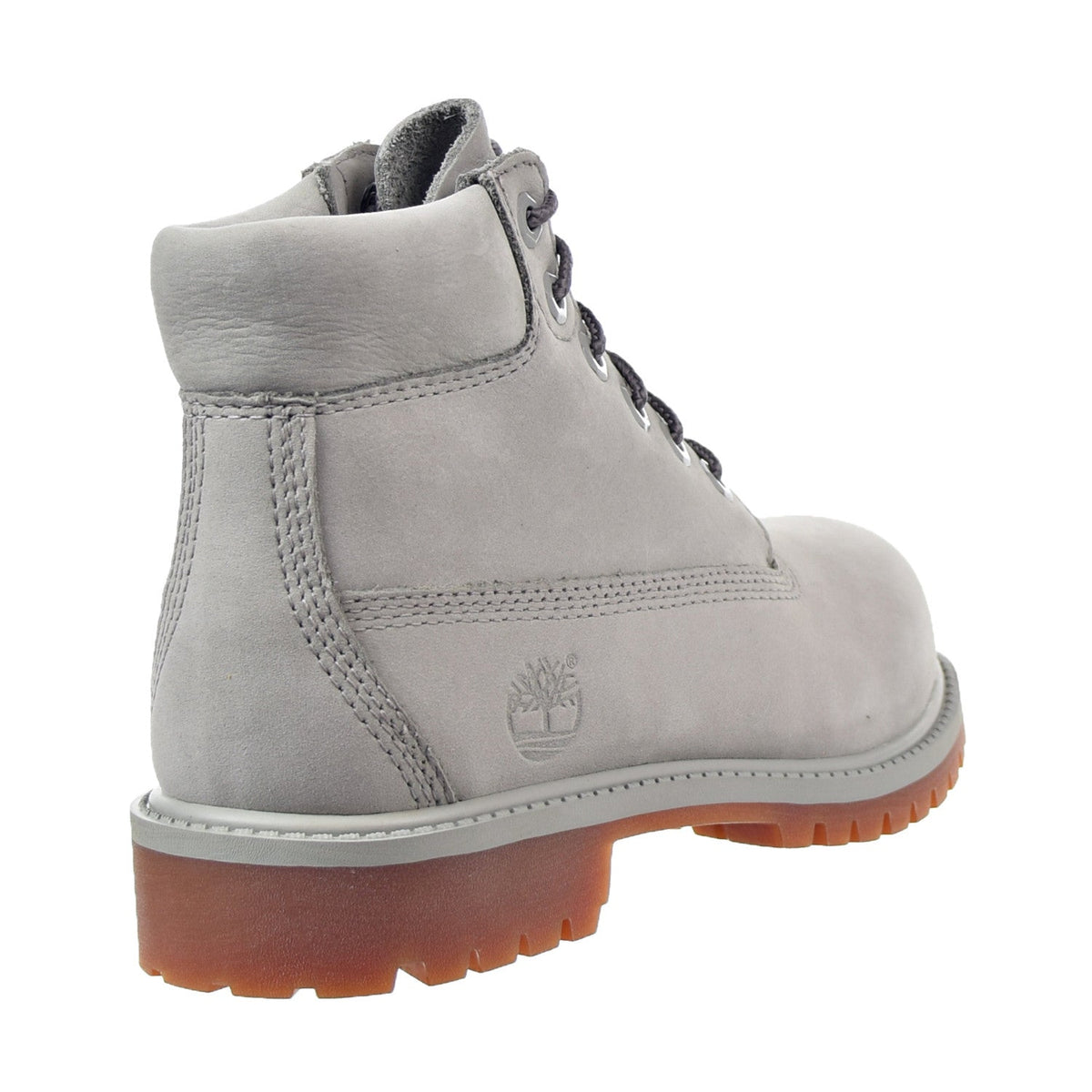 Timberland 6 Inch Premium Little Kids Boots Light Grey 