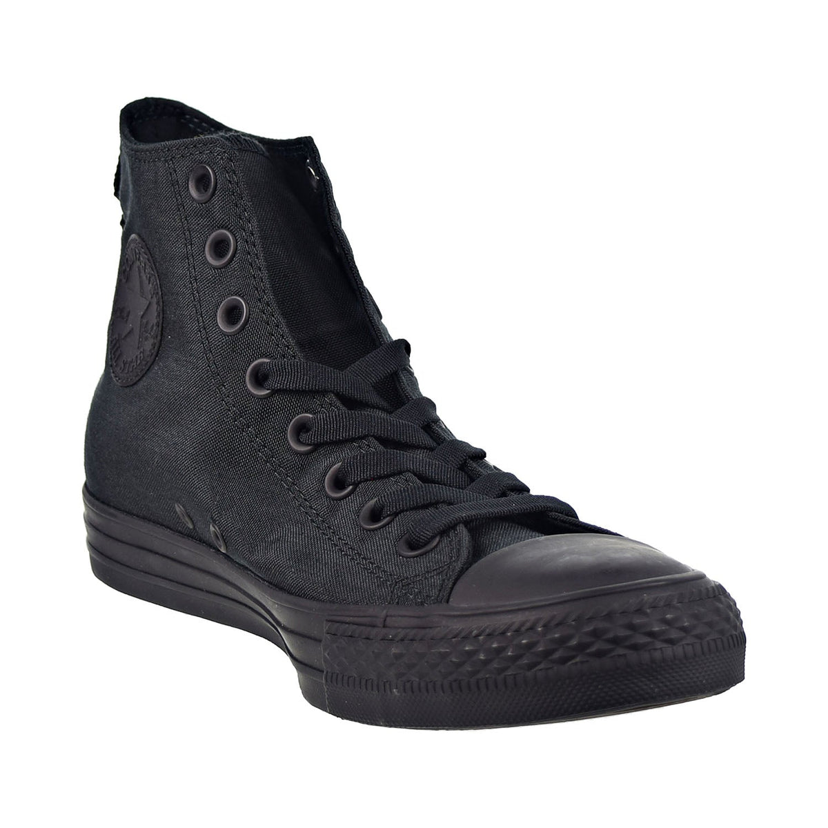 solid black converse high tops