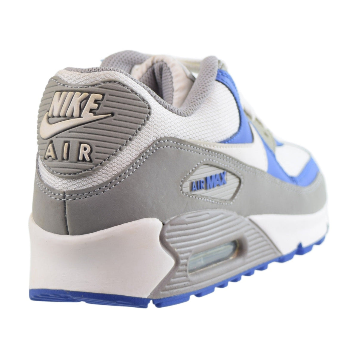 grey and blue nike air max 90