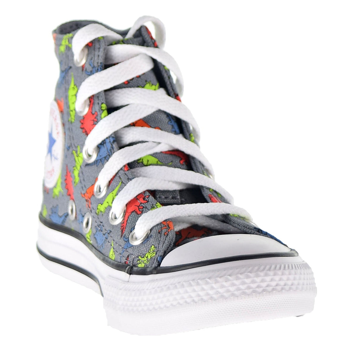 Converse Chuck Taylor All NY Kids\' Sports Dinoverse Star Shoes Cool – Grey-Blac Plaza Hi