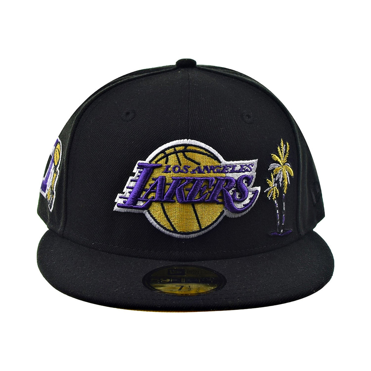 New Era 59Fifty Los Angeles Lakers Yellow Bottom Men's Fitted Hat