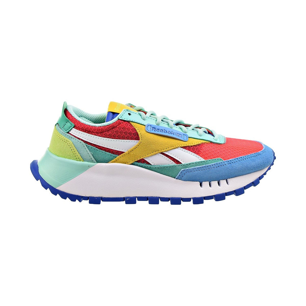 Reebok Classic Leather Big Kids' Shoes Red-White-Yellow – Sports Plaza NY