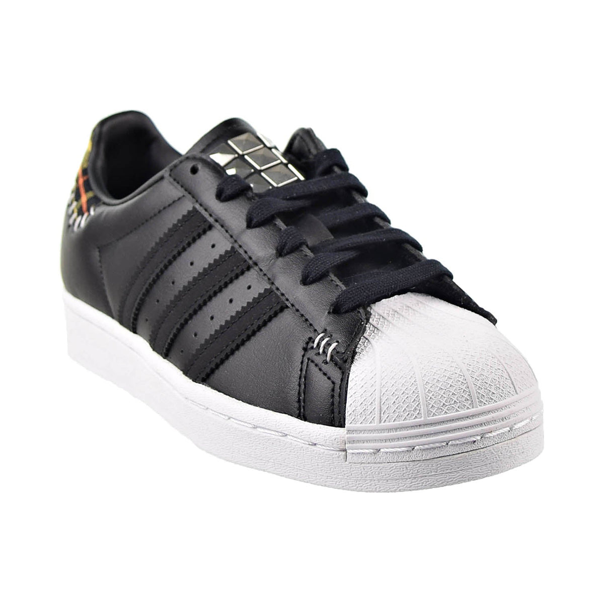 adidas Superstar Shoes - Kids - Core Black / Team Colleg Gold