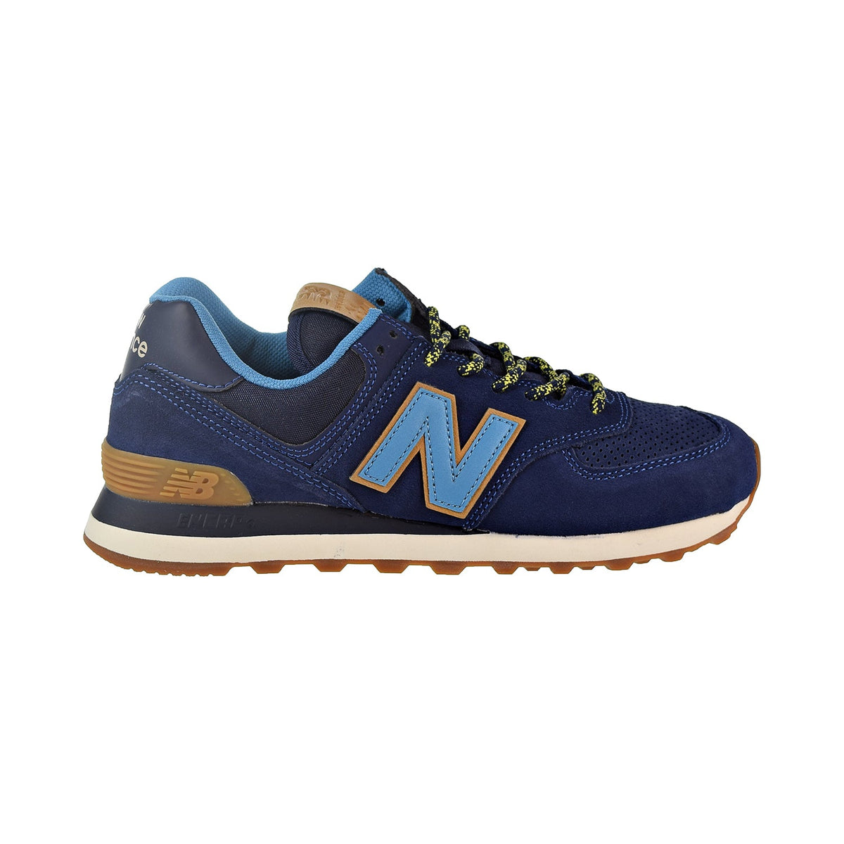 New Balance 574 Men’s Navy Blue Shoes New Balance - Mens 574 Leather Shoes – Dress Code main image 2