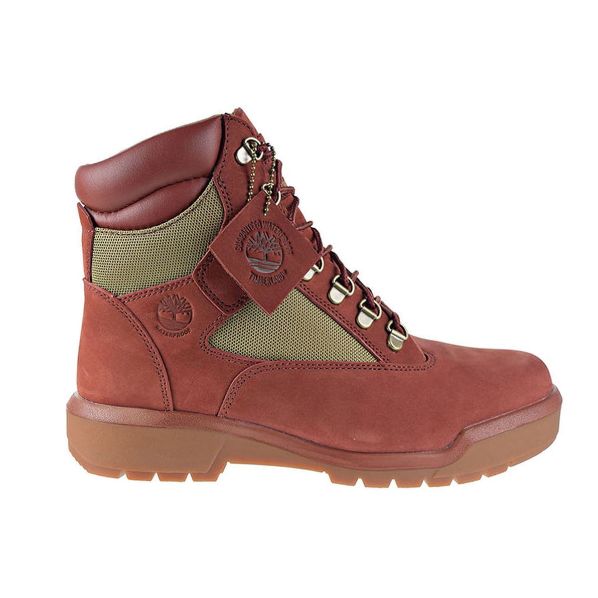 Timberland Waterproof 6-Inch Men's Field Boots Rust Nubuck