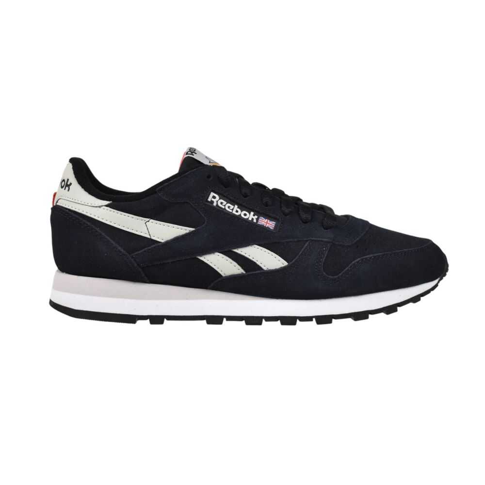Reebok Classic Leather Men's Shoes Black/Steel Fog/Cherry 100032774