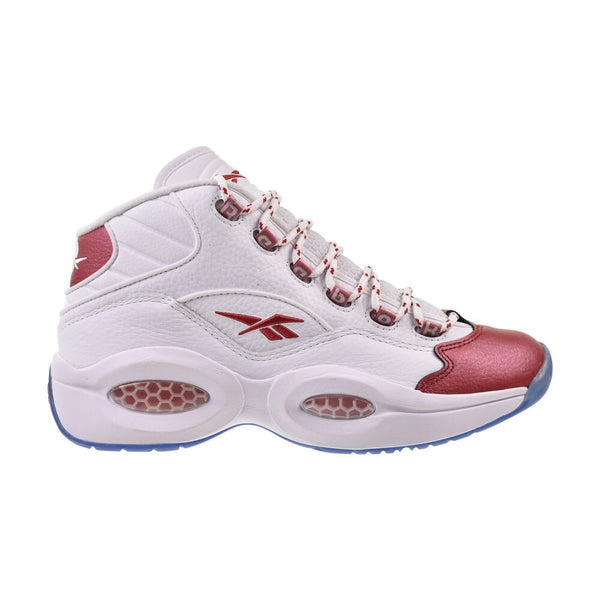 Reebok Question Mid Men's Shoes Footwear White/Vector Red