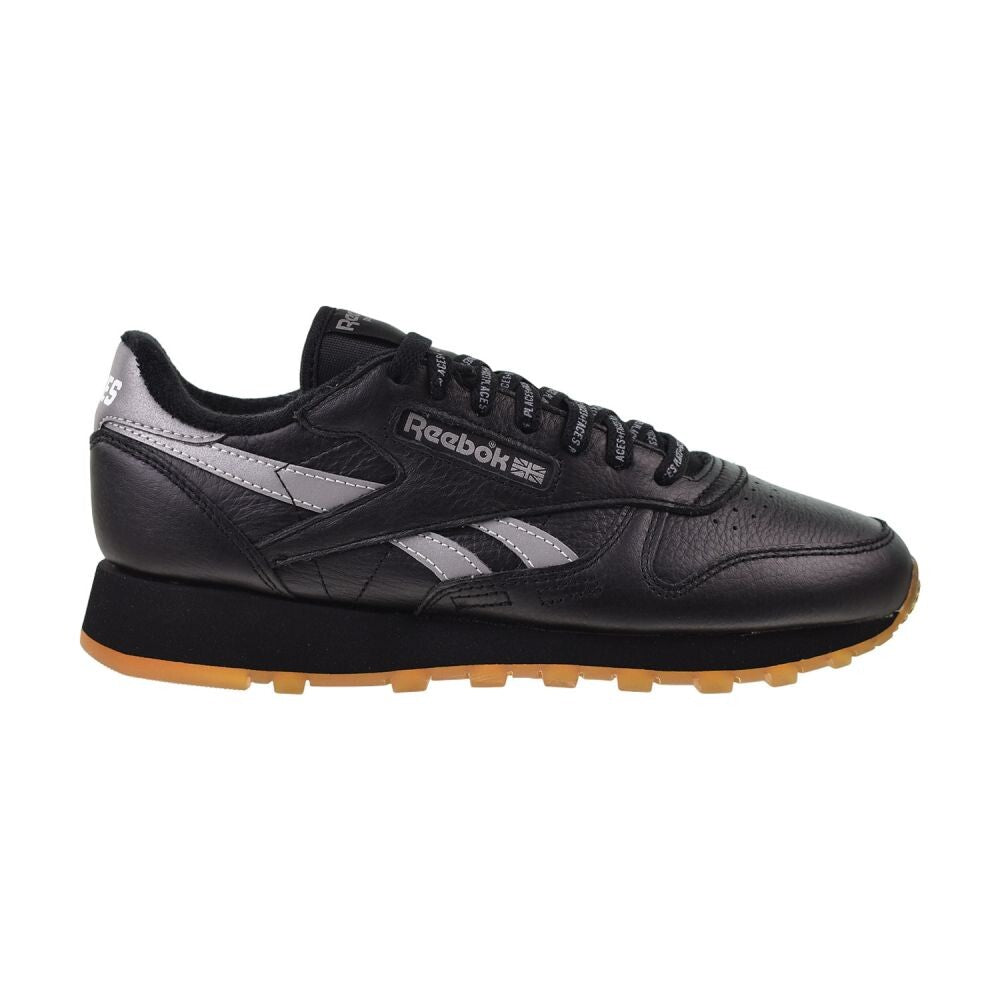 Reebok Classic Leather Men's Shoes Black/Silver/White