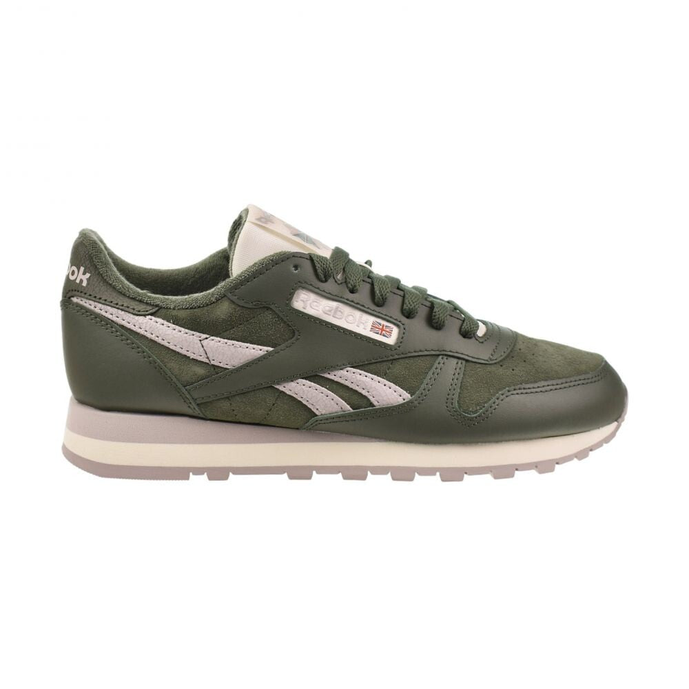 Reebok Classic Leather Men's Shoes Green/Green/Grey 100209517