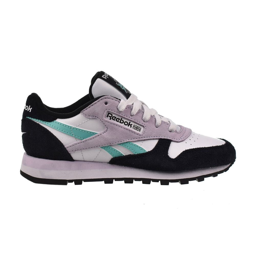 Reebok Classic Leather Women's Shoes White/Aqua/Black 100209565
