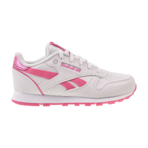 Reebok Classic Leather Step N Flash 2.0 Little Kids' Shoes White/Pink