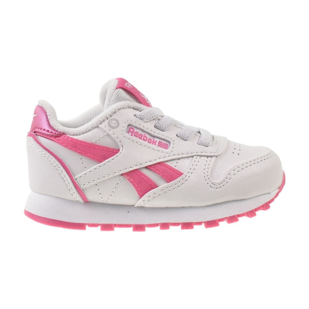 Reebok Classic Leather Step N Flash 2.0 Toddlers' Shoes White/Pink