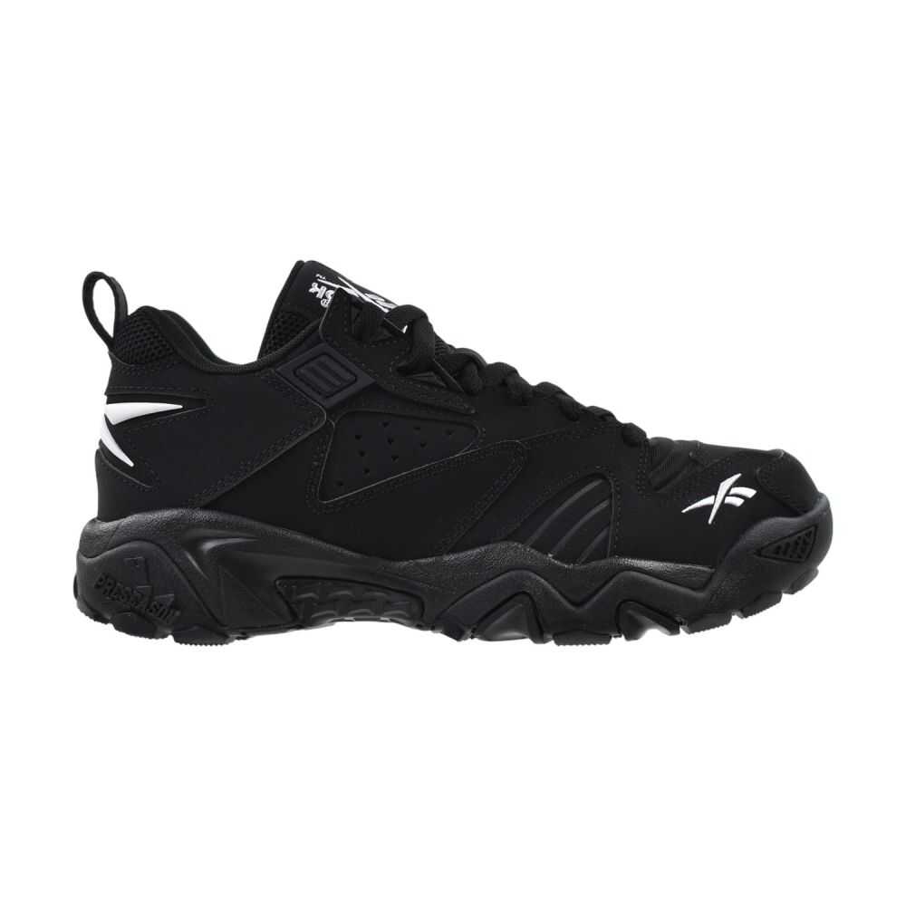 Reebok Brutus Low Men's Shoes Black/Black/White 100244786