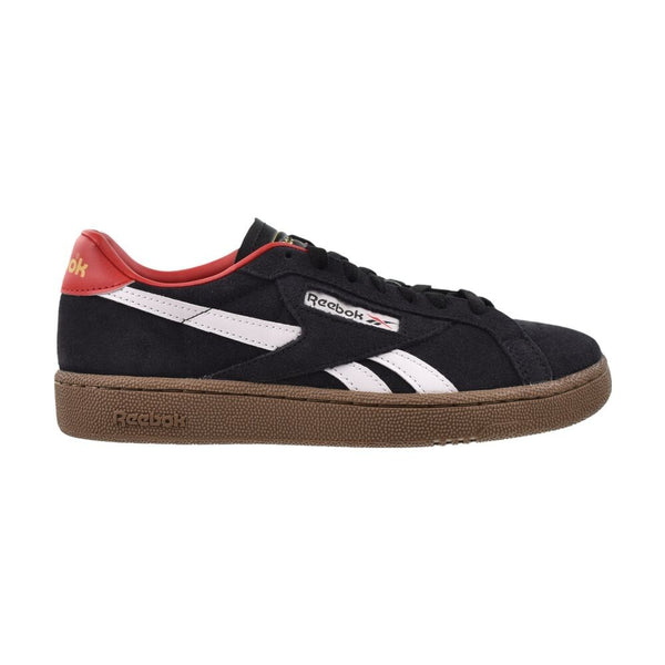 Reebok Club C Grounds UK Men's Shoes Black/White/Gum/Red 100256208