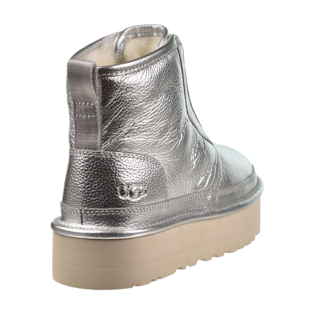 Platform Boots Ugg Neumel Boots Womens Grey UGG Neumel Platform Zip Classic  Women's Boots Silver – Sports Plaza NY
