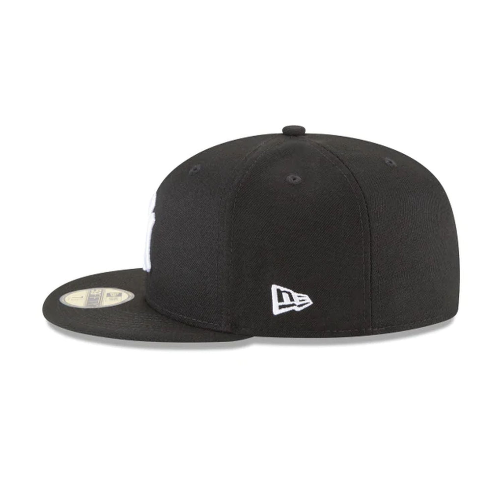 New Era New York Yankees Basic 59Fifty Fitted Cap Hat Black/White