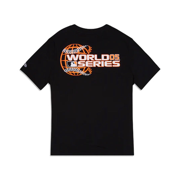 New Era Chicago White Sox World Series 05 Men's T-Shirt Black-Orange