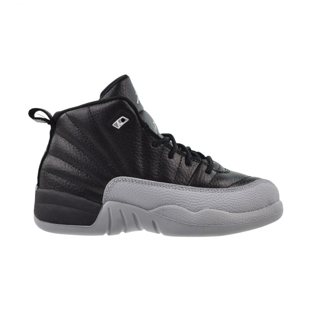 Jordan 12 Retro (PS) "Barons" Little Kids Shoes Black/Wolf Grey 151186-010