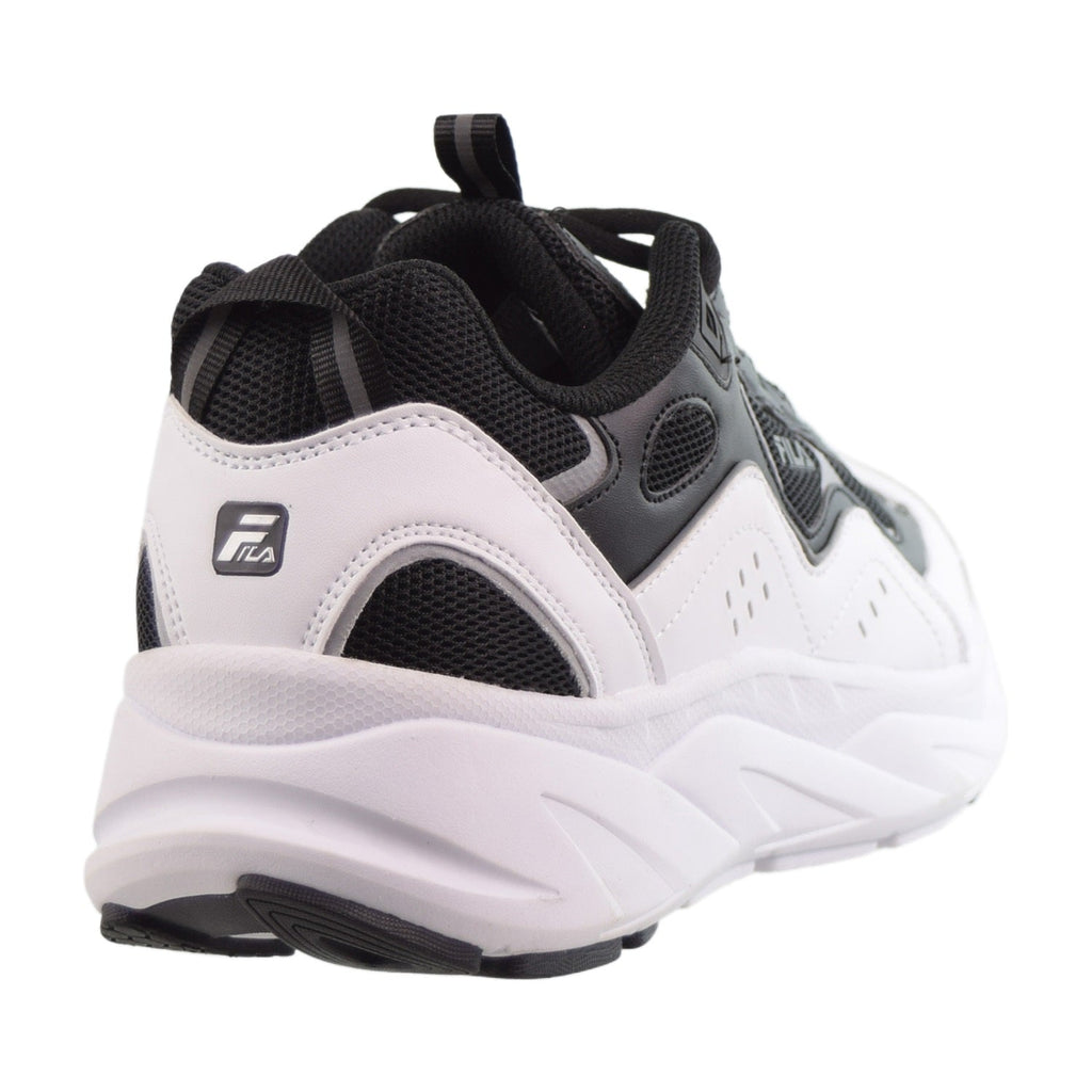 Fila Trigate Men's Shoes Black-White-Metallic Silver – Sports Plaza NY