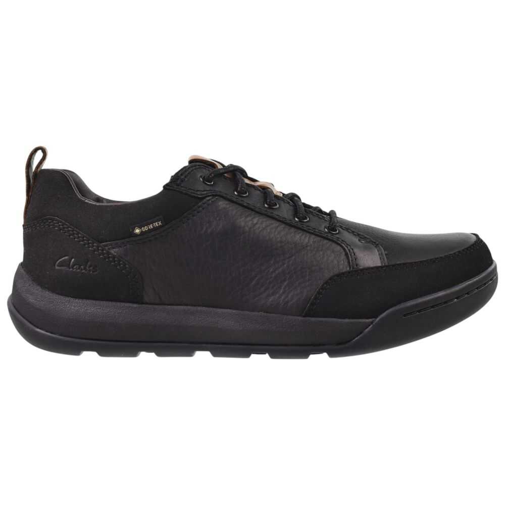 Clarks Ashcombe2 Gore-Tex Men's Shoes Black Leather 26167649