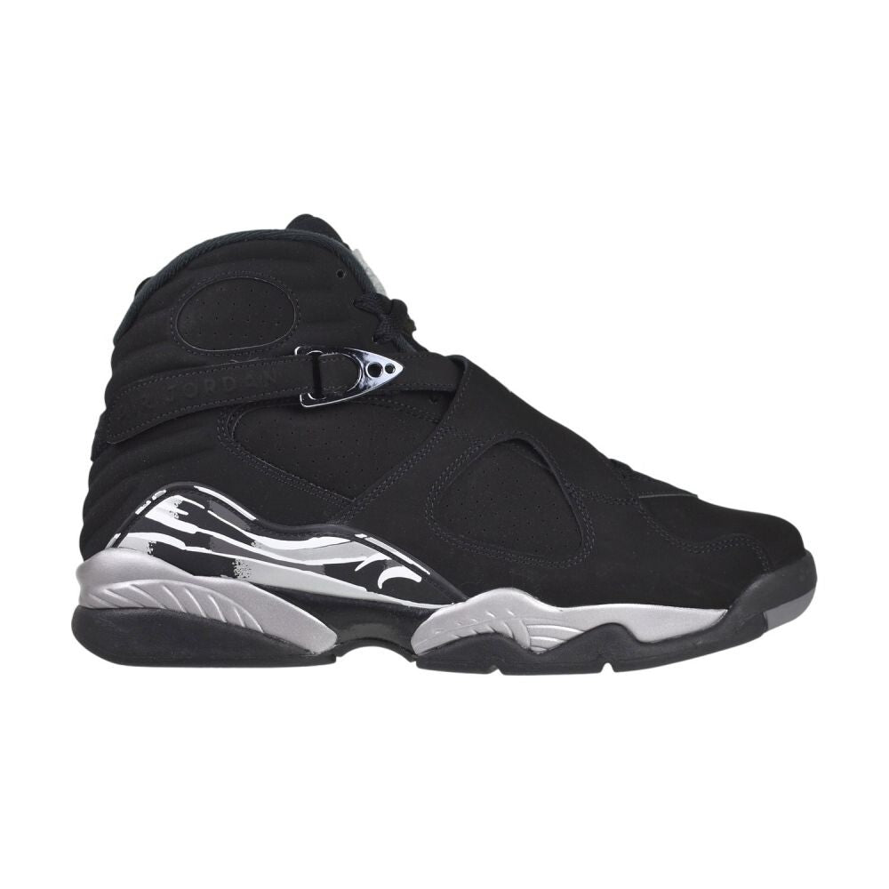 Jordan 8 Retro "Chrome" Men's Shoes Black/White-Lt Graphite 305381-007