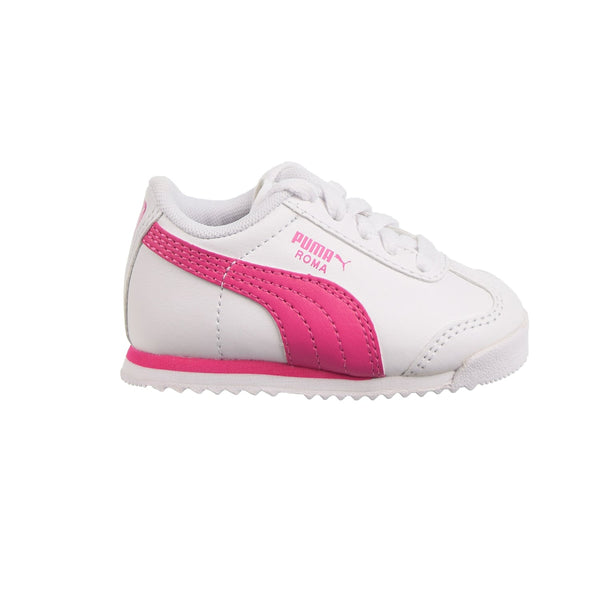 Puma Roma Basic Toddler's Shoes White/Fuchsia Purple