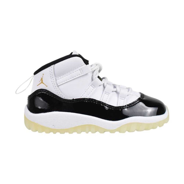 Jordan 11 Retro "Gratitude" Toddlers' Shoes White-Metallic Gold 378040-170