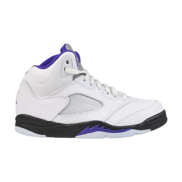 Jordan 5 Retro (PS) Little Kids' Shoes White/Dark Concord/Black 440889-141