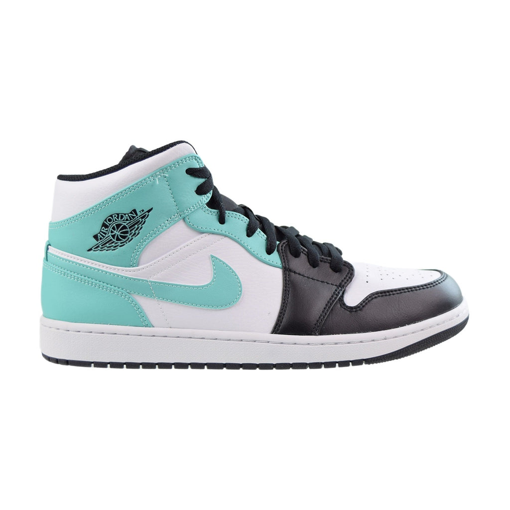 Jordan 1 Mid Men's Shoes White-Black-Tropical Twist