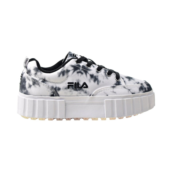 Fila Sandblast Low Dark Tie Dye Women's Shoes Black-White
