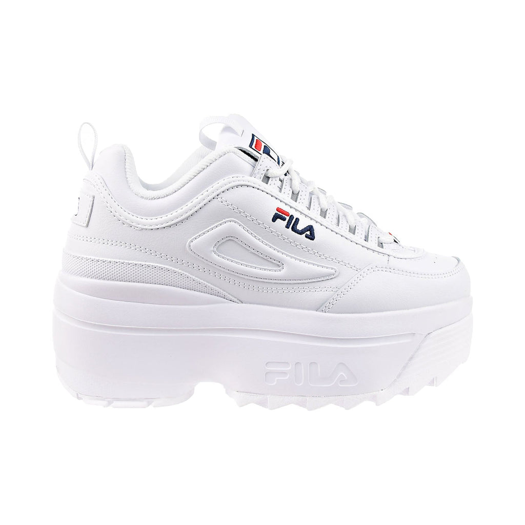 Fila Disruptor II Wedge Women's Shoes White-Navy-Red