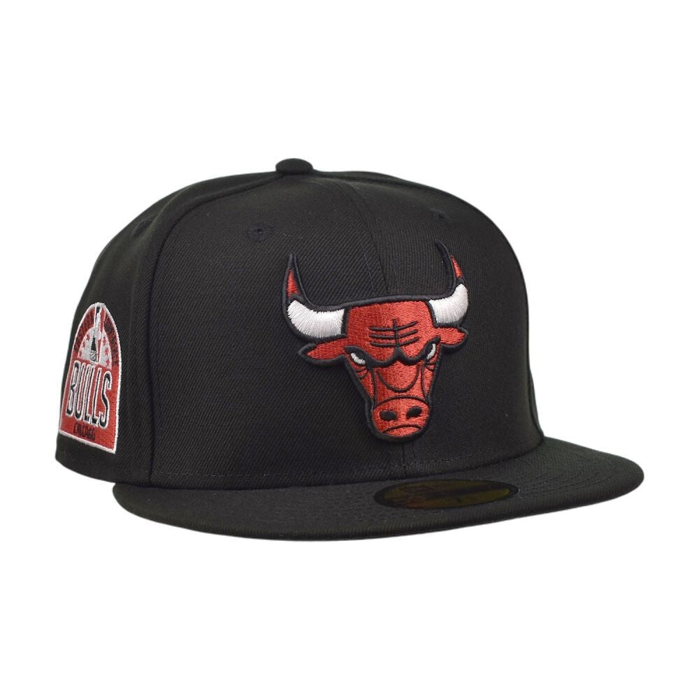 New Era Chicago Bulls Eastern Conference Mens Fitted Hat Black 60399352