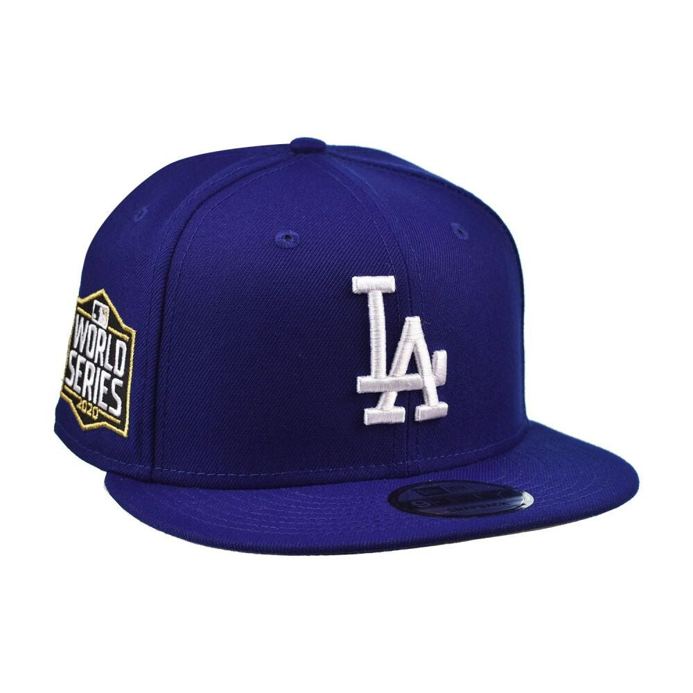 New Era Dodgers 9Fifty Side Patch Snapback Men's Hat Blue 60400854 (OS)