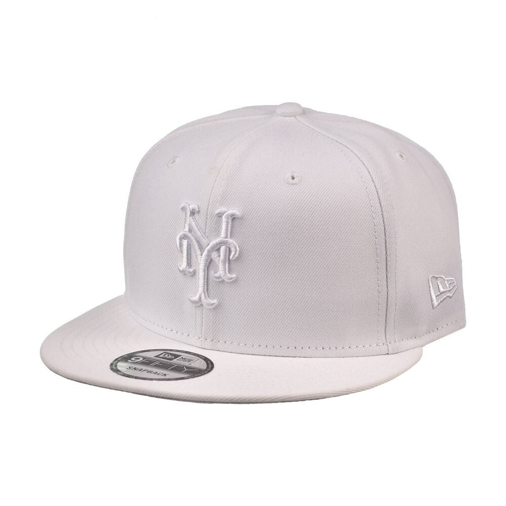 New Era New York Mets Side Patch 9Fifty Snapback Men's Hat White