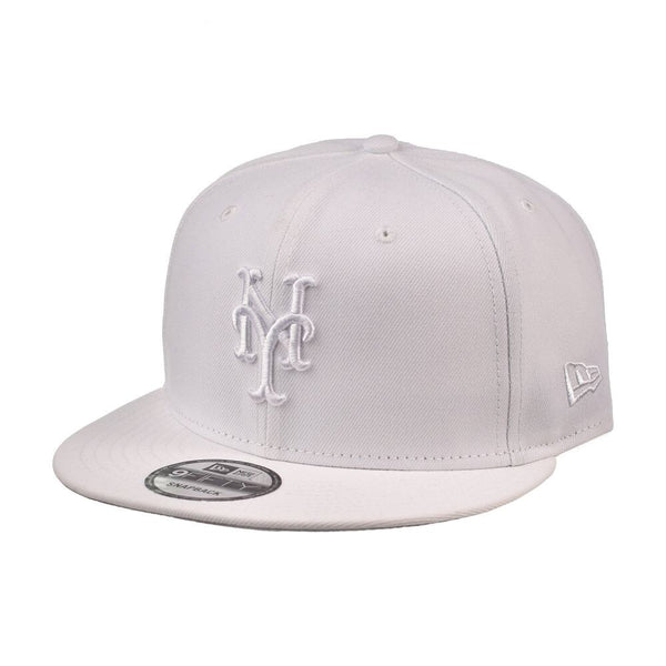 New Era New York Mets Side Patch 9Fifty Snapback Men's Hat White