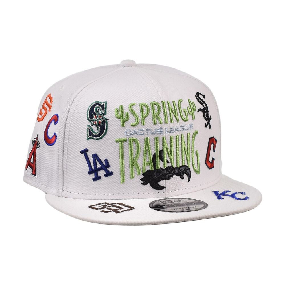 New Era Cactus League Spring All Over Logos Men's Hat White 60622010